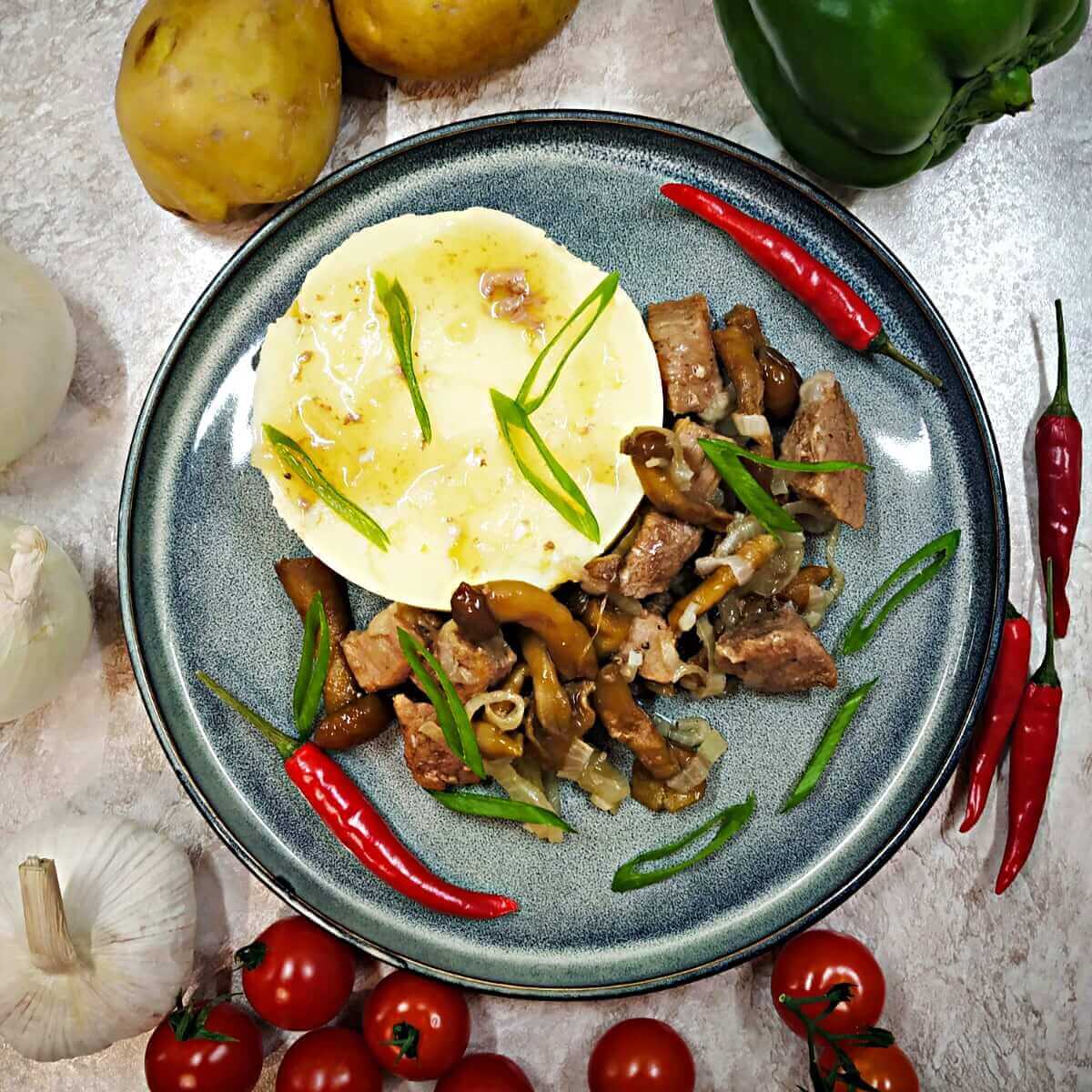 Slow Cooked Beef and Mushrooms Meat Cook4yourself Healthy recipes