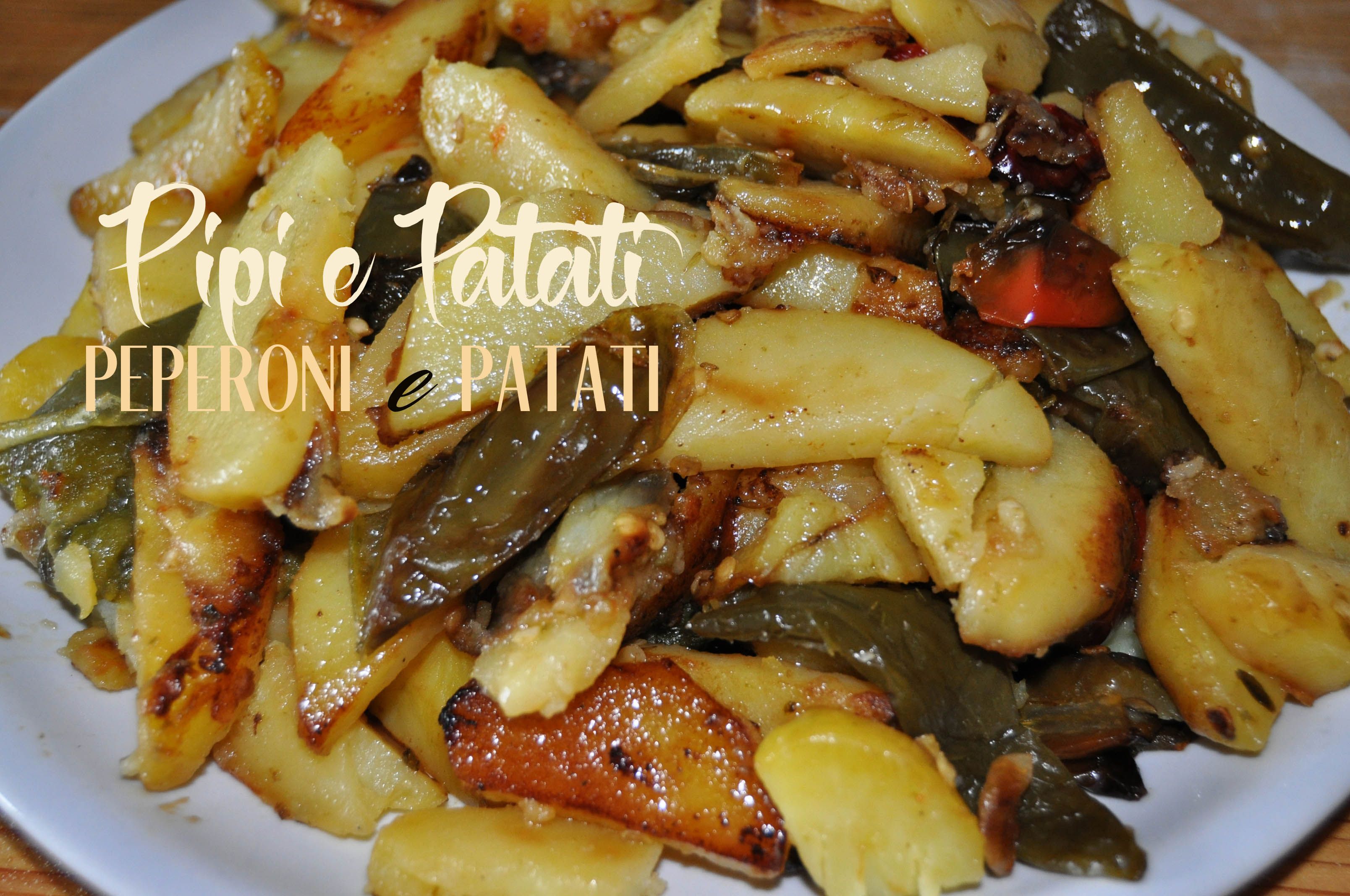 Pipi e patate ricetta calabrese (Peperoni e patate) Cook and Love