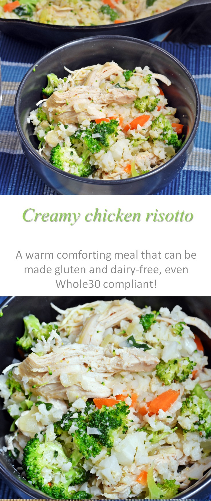 Cook at home Creamy chicken risotto