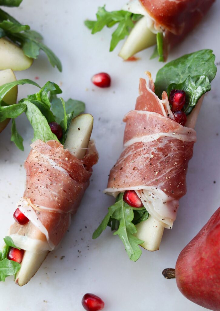 Whole30 Prosciutto Pears with Arugula Salad Cook At Home Mom