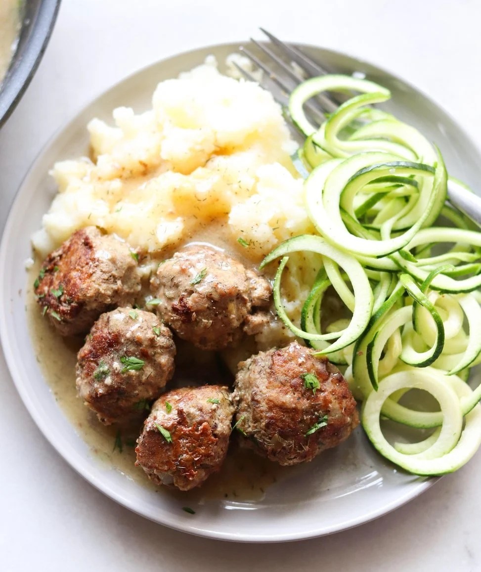 Easy IKEA Copycat Instant Pot Swedish Meatballs (Low Carb) Cook At