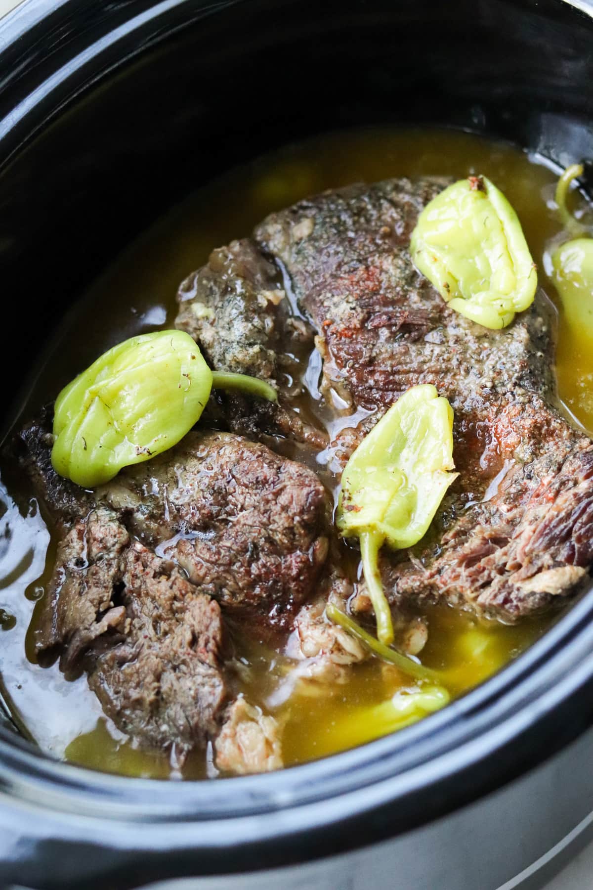 Keto Mississippi Pot Roast in Crock Pot/Slow Cooker Cook At Home Mom