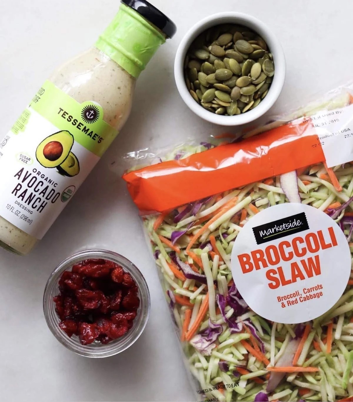 Broccoli Ranch Slaw (Whole 30 & Vegetarian) Cook At Home Mom