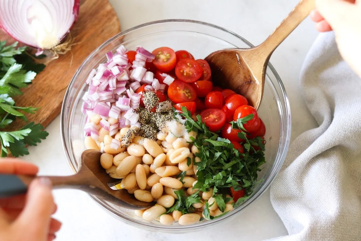 Easy Cannellini Bean Salad 5 Minute Recipe! Cook At Home Mom