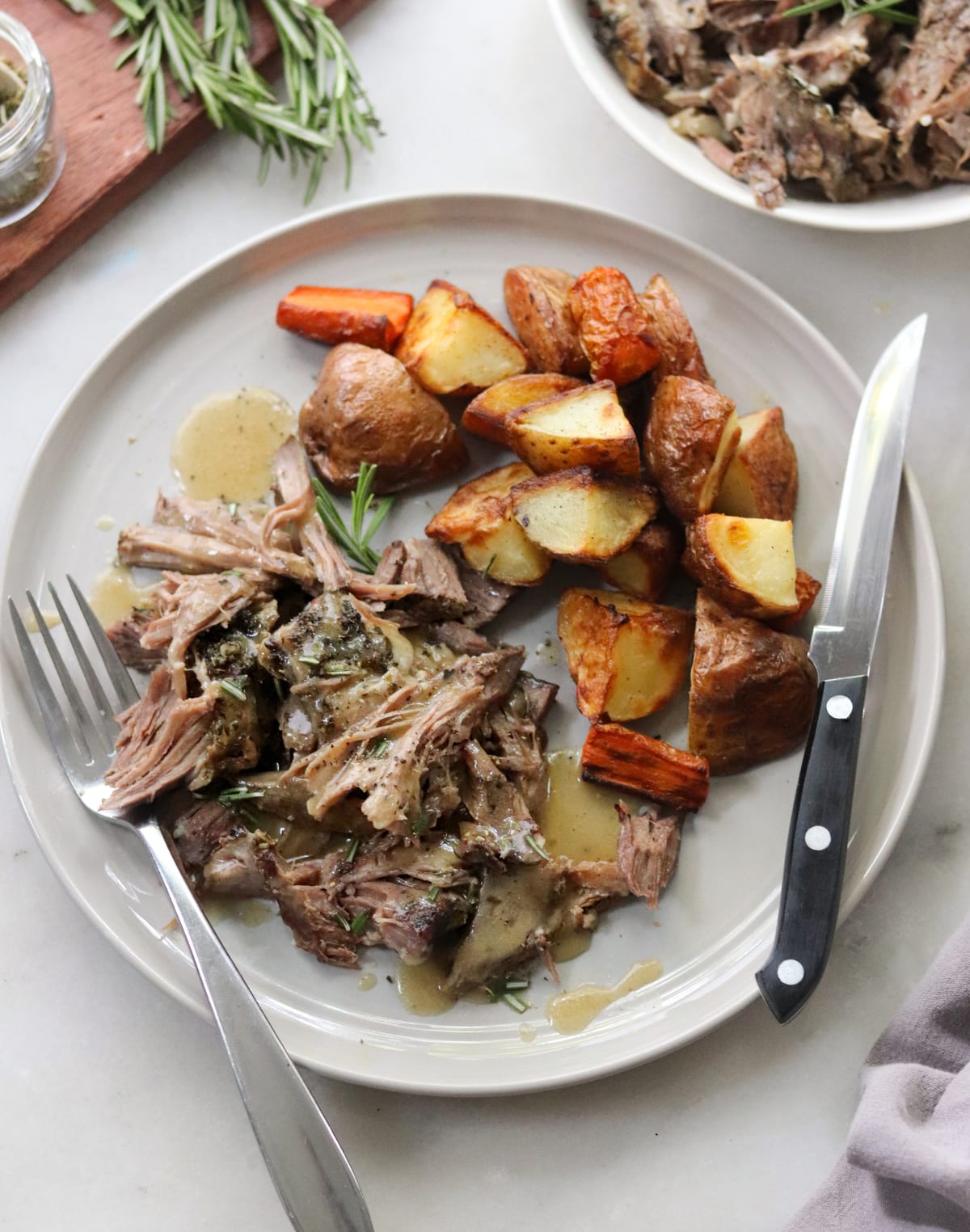 Slow Cooker Italian Lamb Shoulder Cook At Home Mom