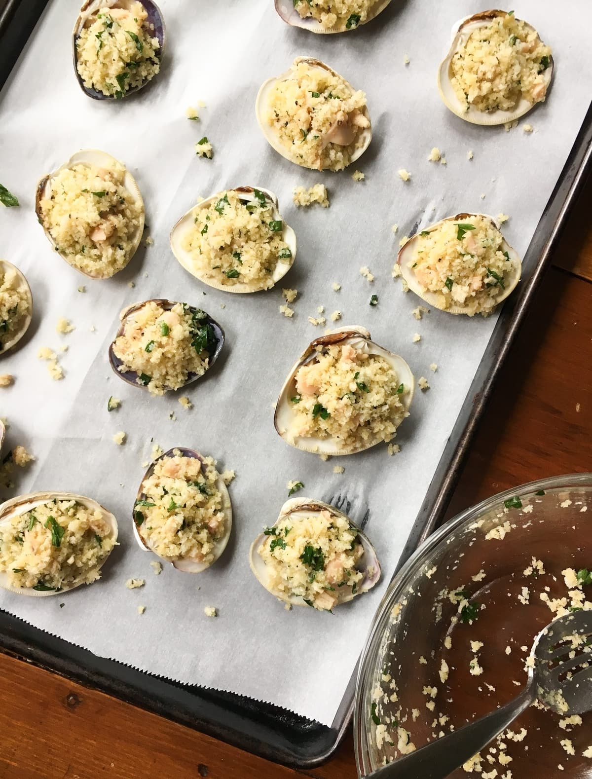 Baked Clams Oreganata Cook At Home Mom