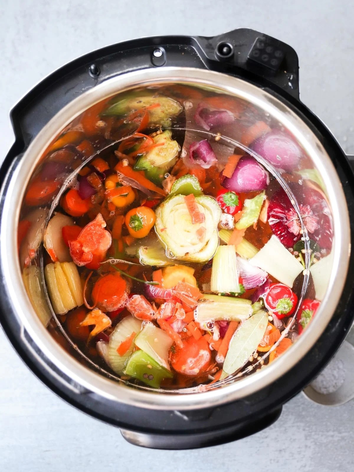 Instant Pot Vegetable Stock Cook At Home Mom