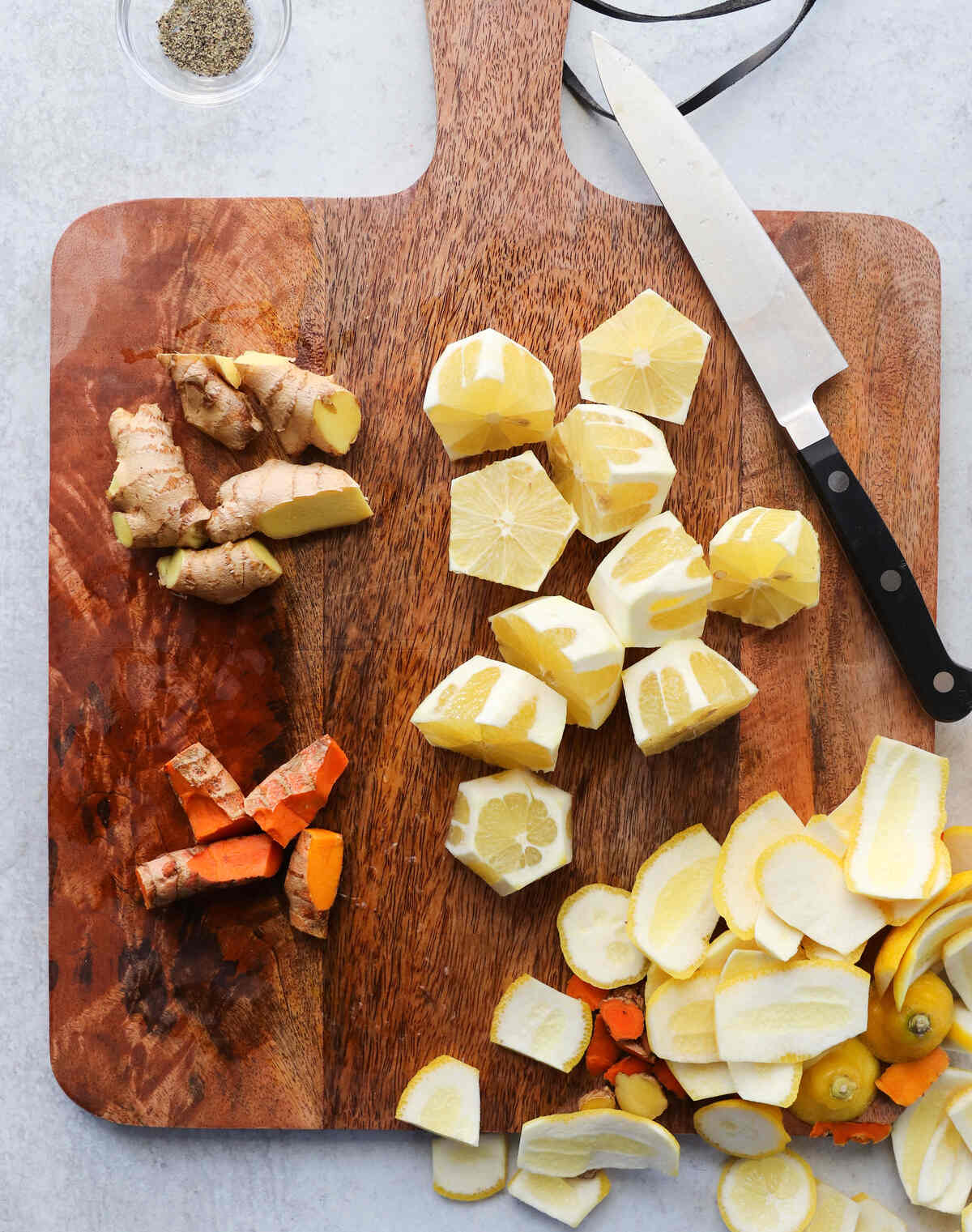 Lemon Ginger Turmeric Shots Cook At Home Mom