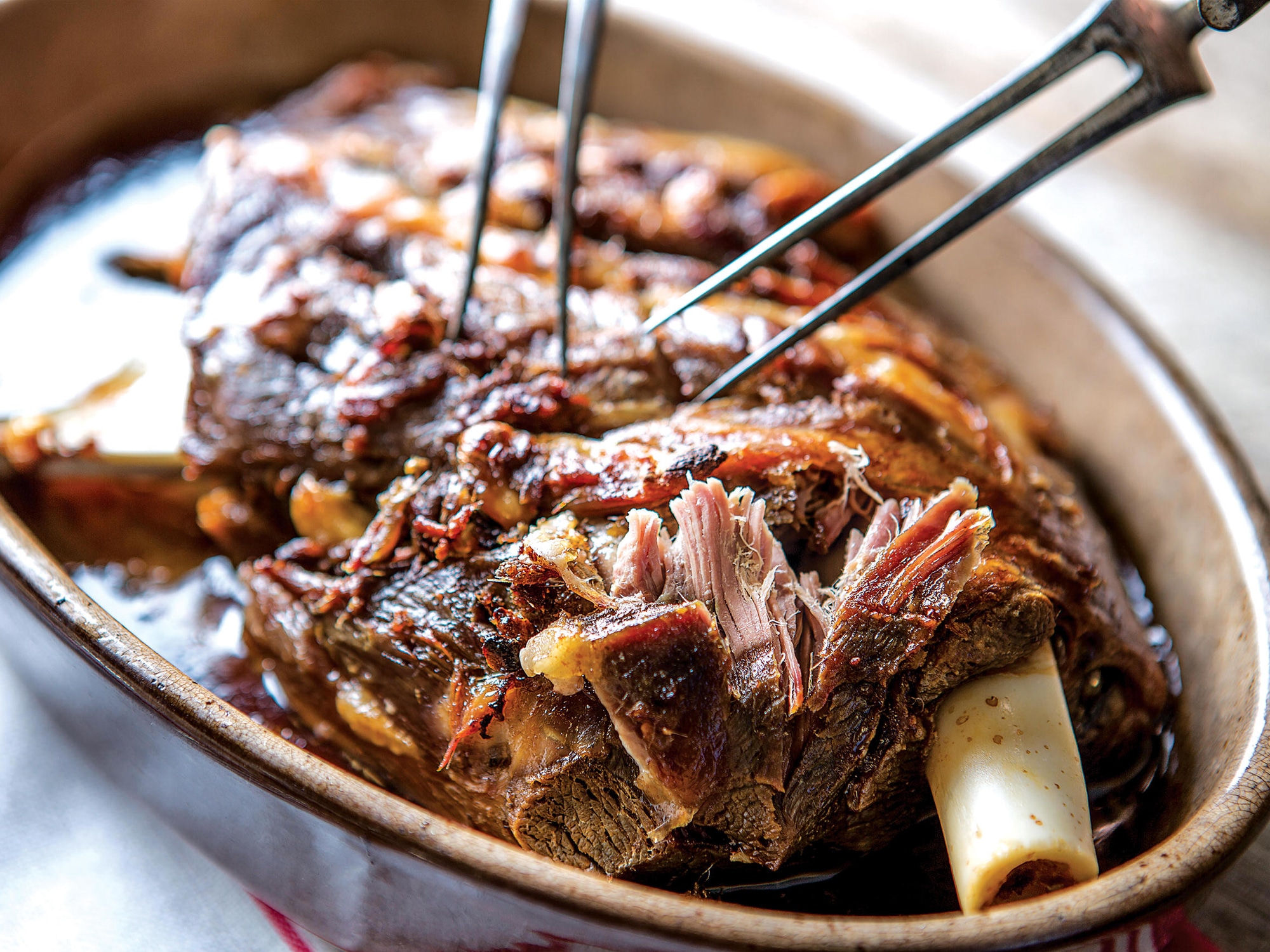 slow roasted lamb shoulder pfeiffer family the indian cookbook