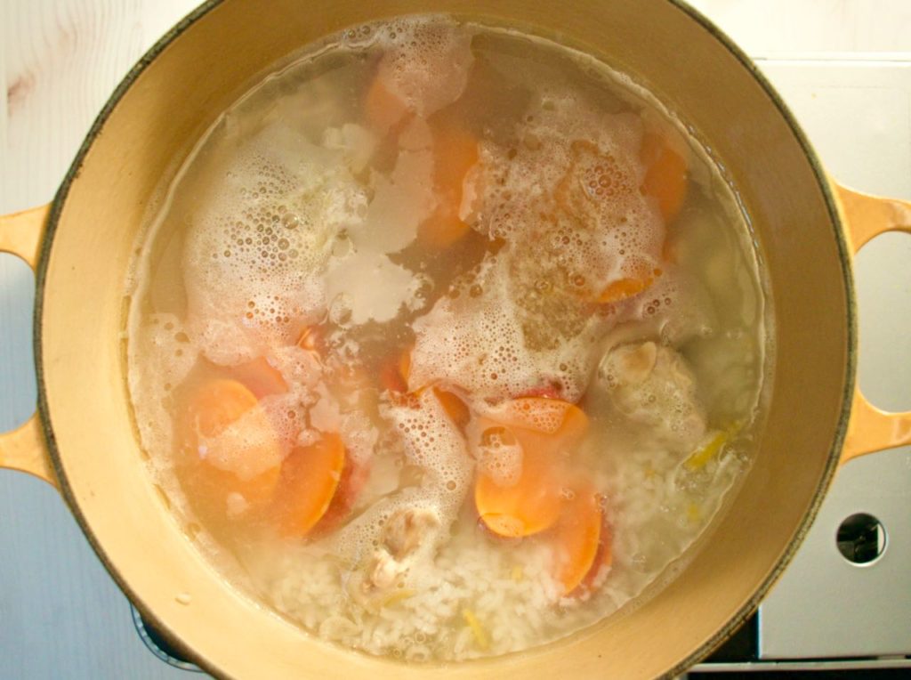 Chicken Soup with Rice, Ginger and Soy Sauce Bon Appétit Magazine