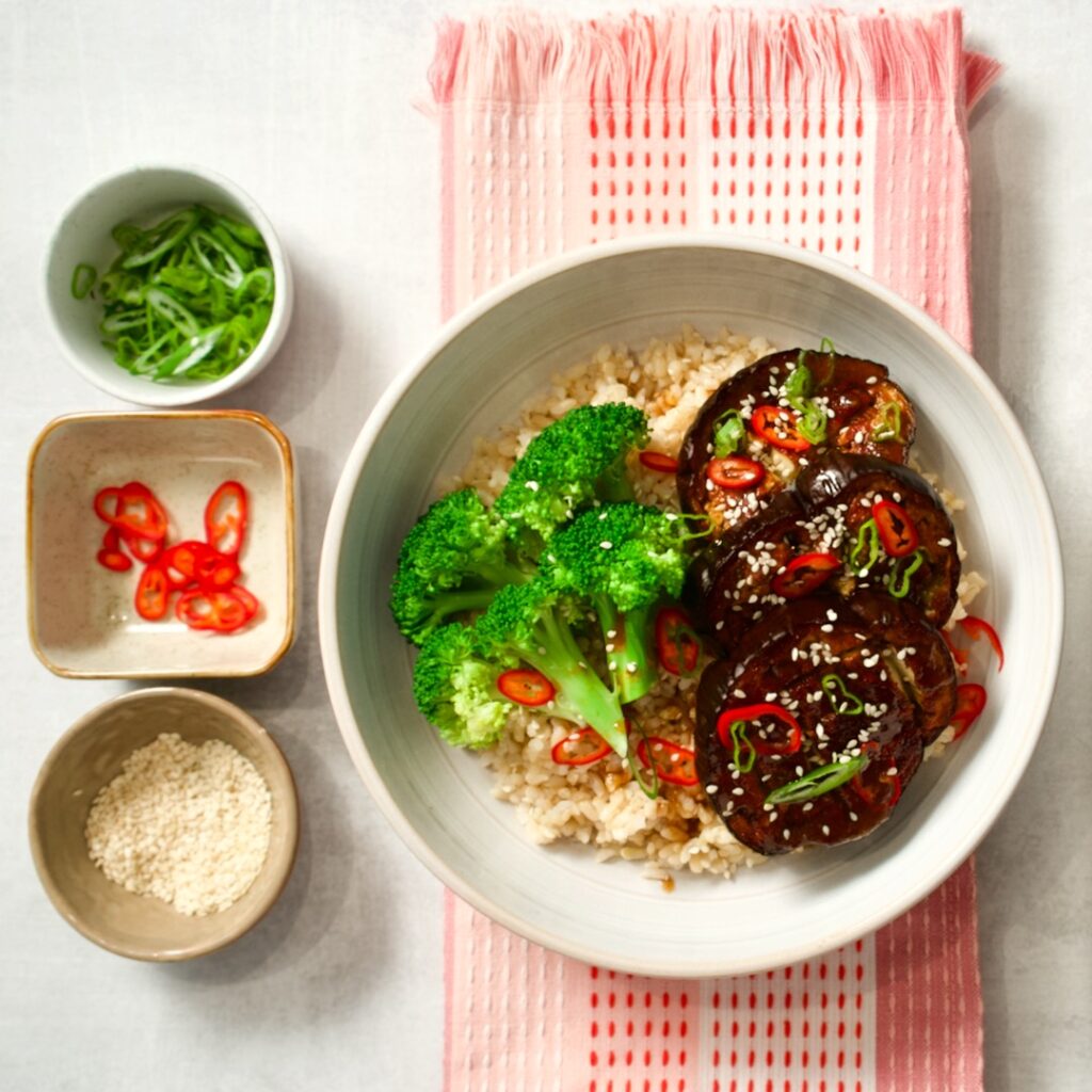 Miso Glazed Eggplant Deliciously Ella app