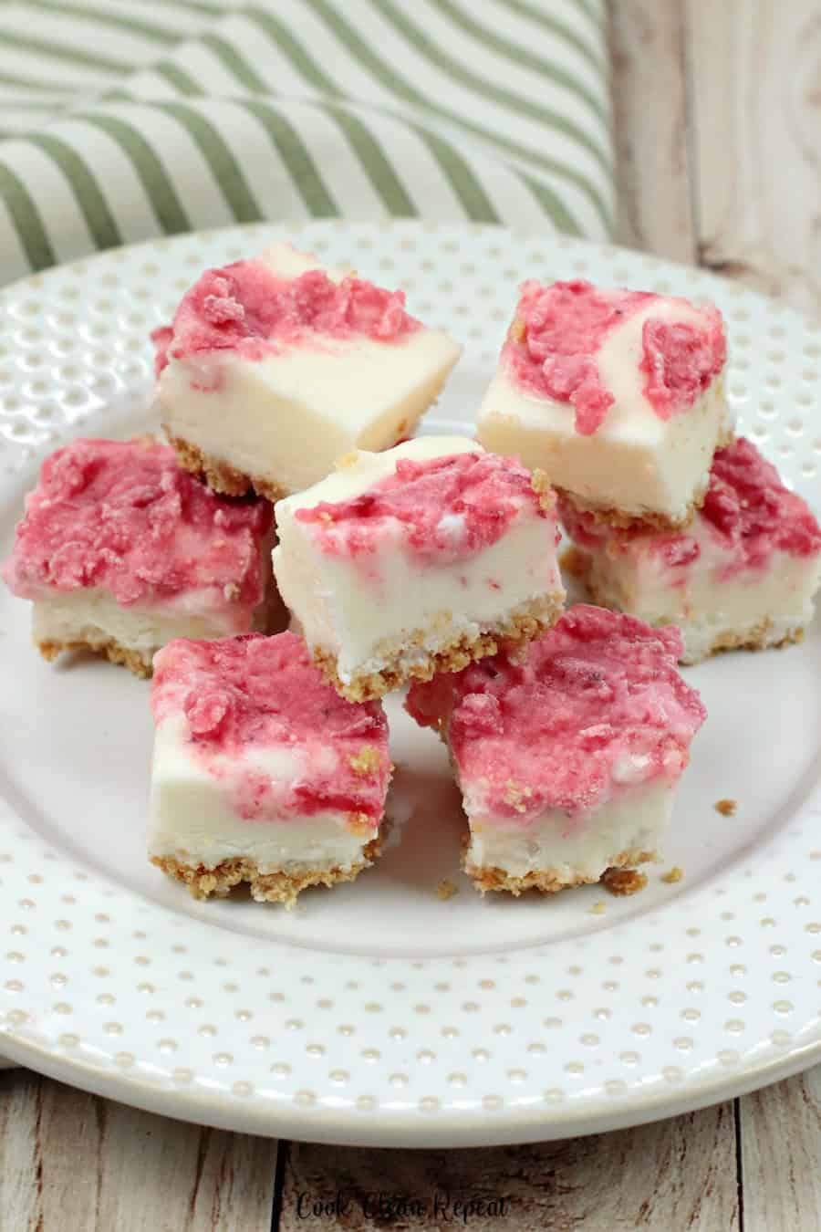 Strawberry Cheesecake Fudge Cook Clean Repeat
