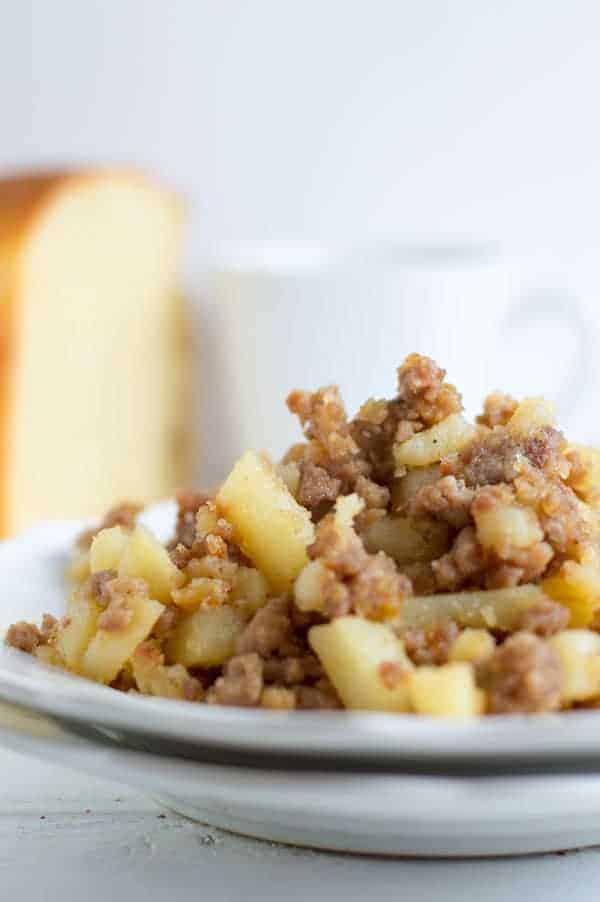 Maple Sausage Breakfast Hash Dan330