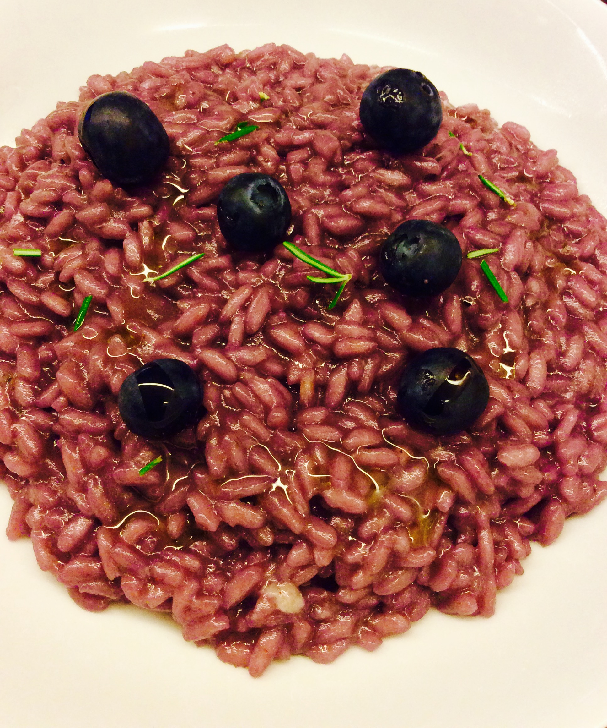 RISOTTO AI MIRTILLI, LAMBRUSCO E ROSMARINO Cook di Gusto