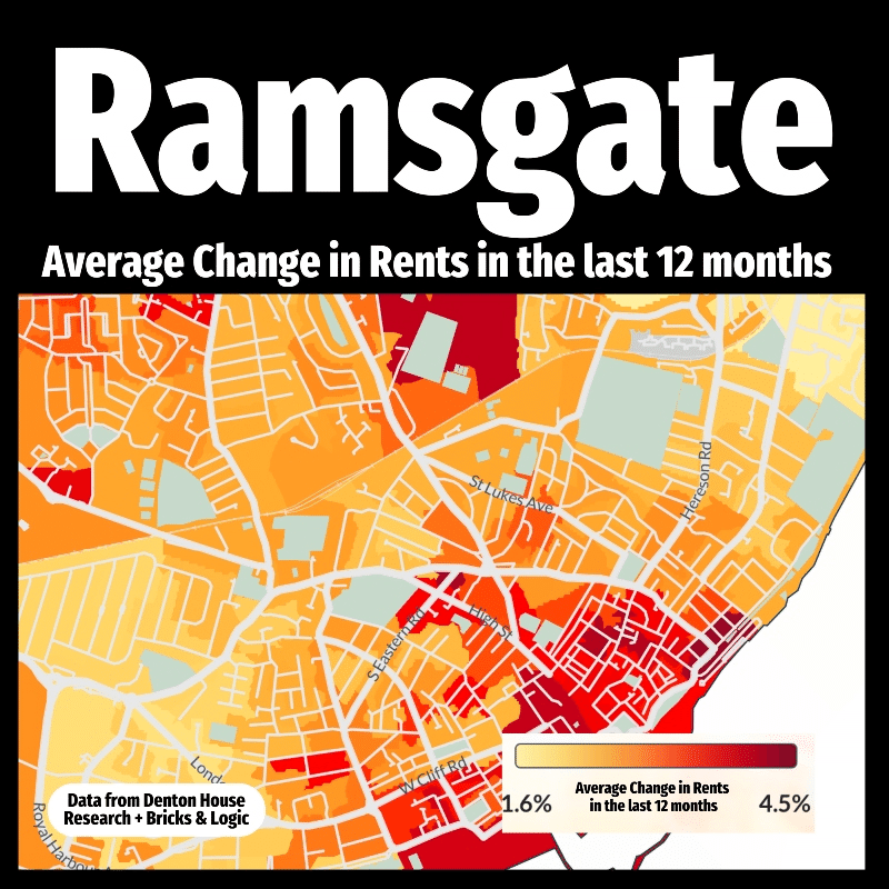 Rental Reckoning Tracking Changes in Margate, Broadstairs