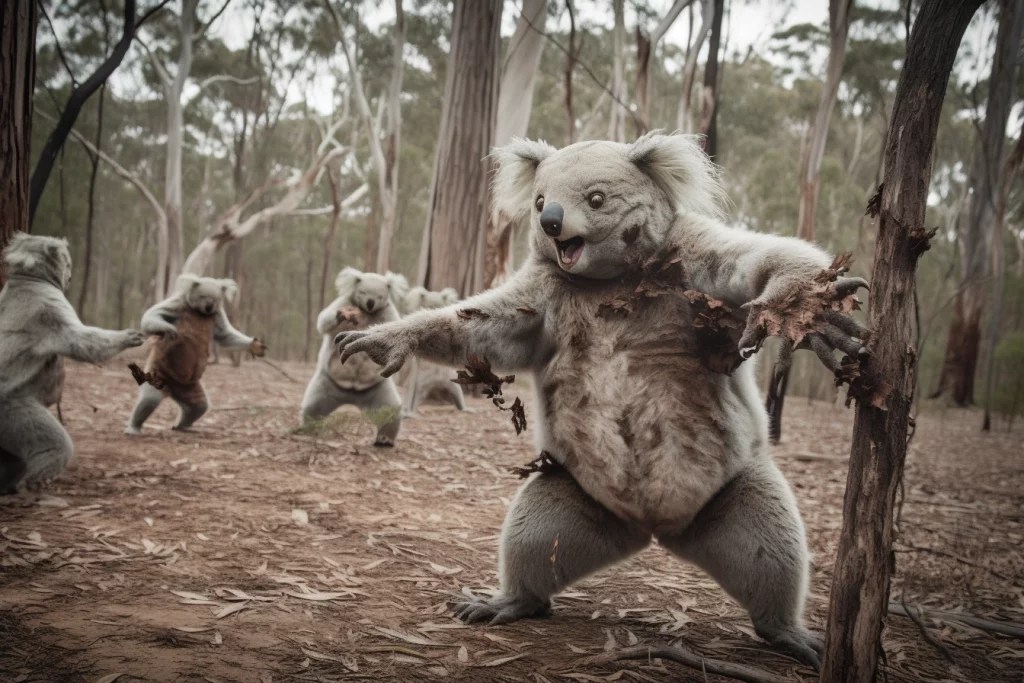 Drop Bears Attack English Tourists While RoadTripping Australian East