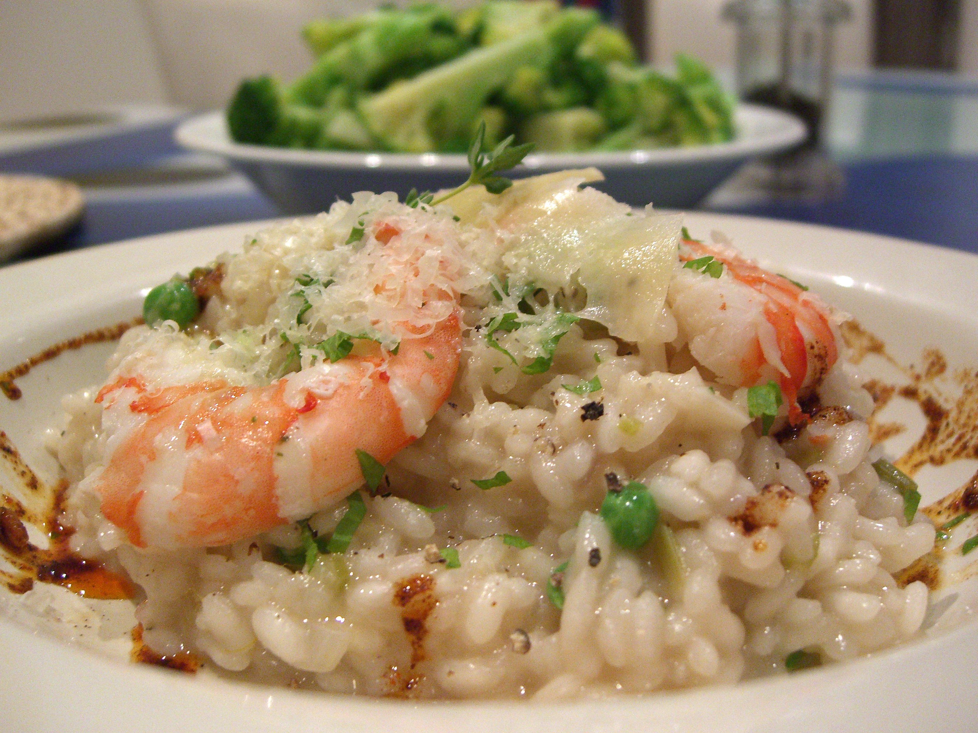 Risotto aux petits pois et aux crevettes Recette Cookeo