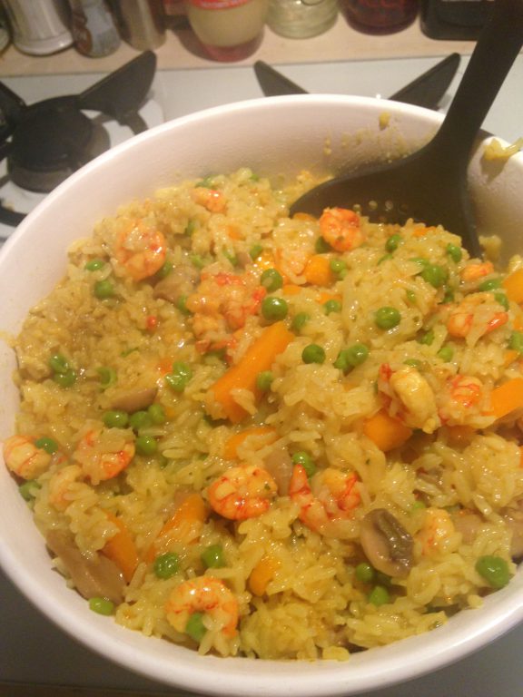 Riz crevette et curry Recettes Cookeo