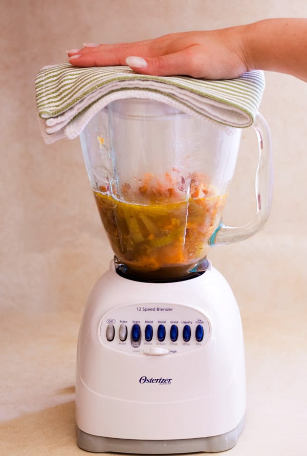 How to Puree Soup in a Blender No Mess! No Explosions! Cook Fast