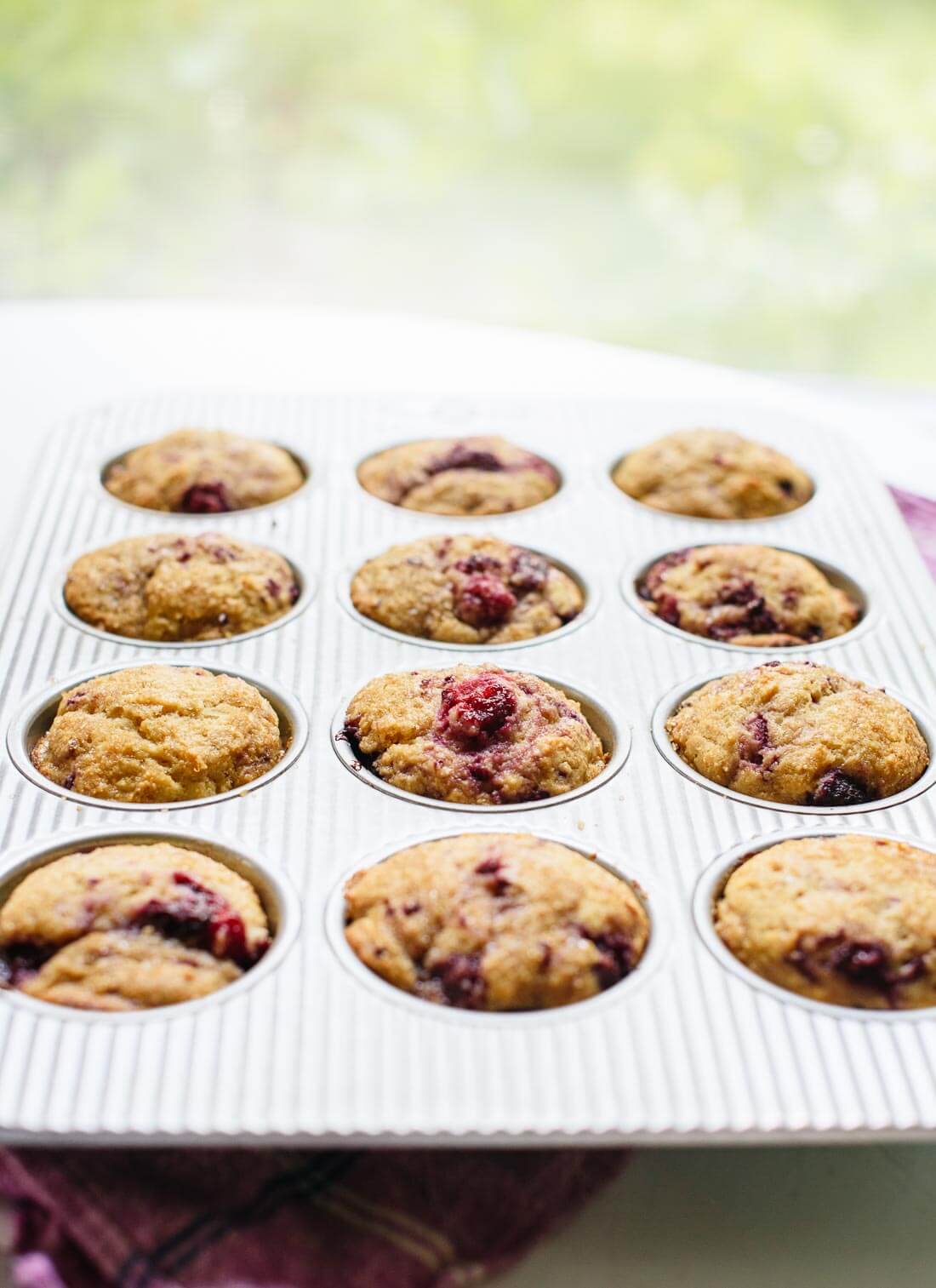 Healthy Raspberry Muffins Recipe Cookie and Kate