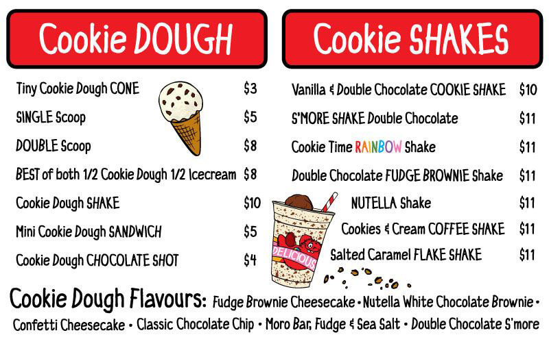 Cookie Time Cookiebar, Queenstown New Zealand