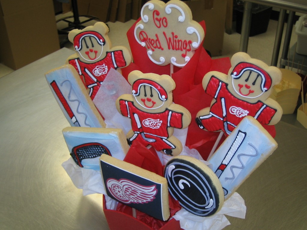 HOCKEY [1020] Cookies by Design Englewood NJ, Cookie Gift Baskets