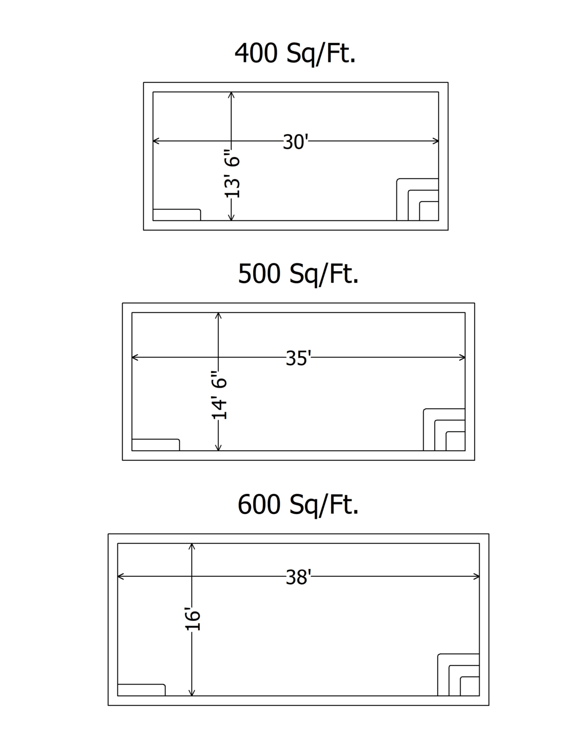 From 400 to 600 Square Feet: Customizing Rectangular Pool Sizes