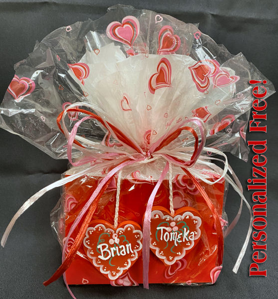 Crate Box Personalized Wooden Hearts Valentine's Box [] 21.20