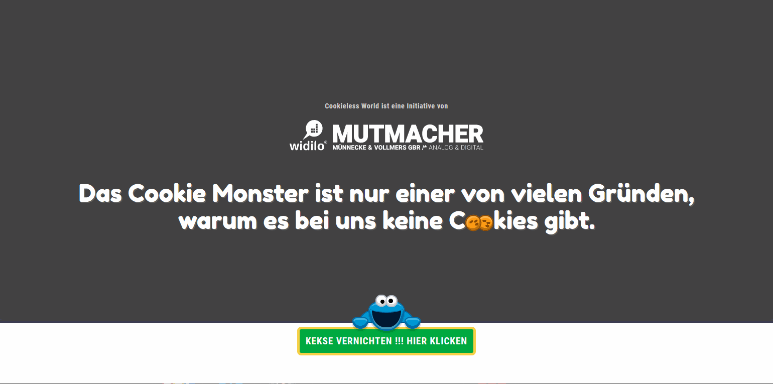 Feed the Cookie Monster Cookieless World