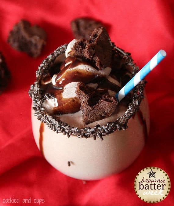 Brownie Batter Milkshake The Best Chocolate Milkshake Recipe