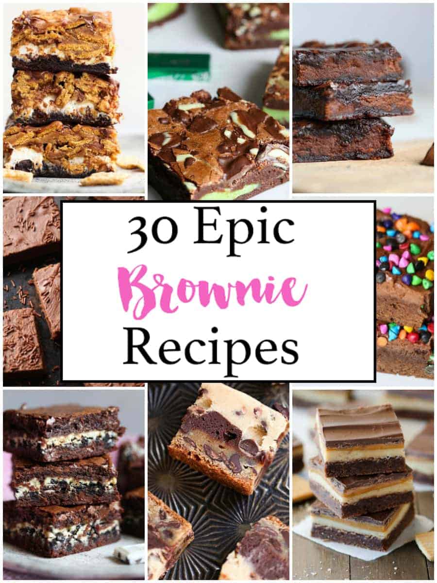 30 EPIC Brownie Recipes Easy and Decadent Brownie Baking Ideas