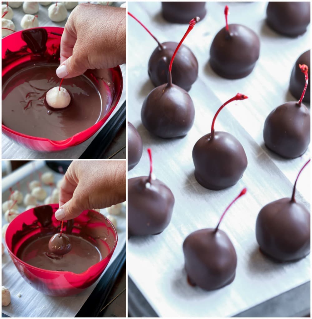 Easy Chocolate Covered Cherries Recipe Cookies and Cups