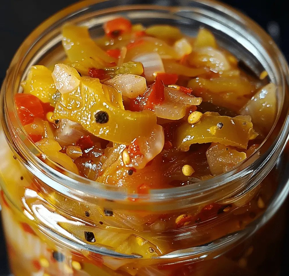 Pickled Pepper and Onion Relish