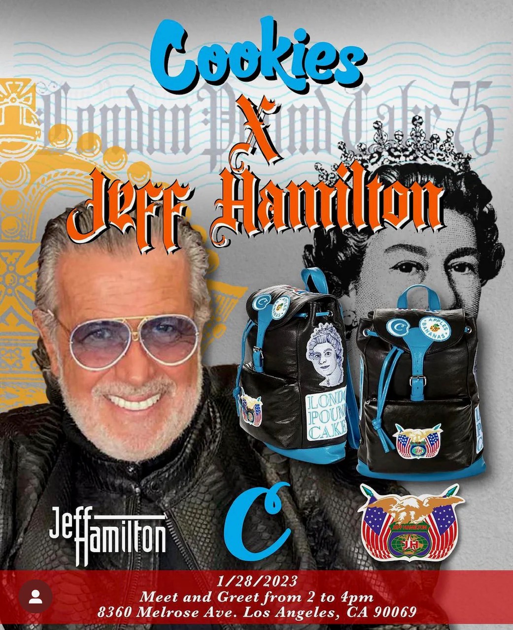 Jeff Hamilton at Cookies Melrose Cookies Clothing