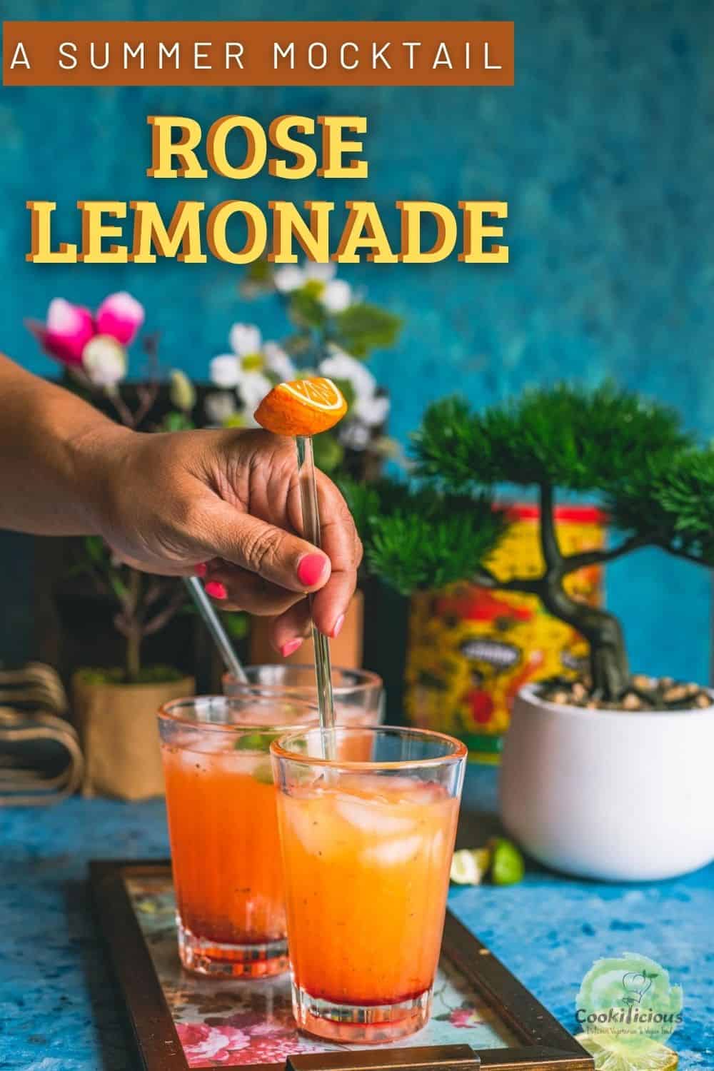 Rose Lemonade Orange Lemon Sherbet Cookilicious