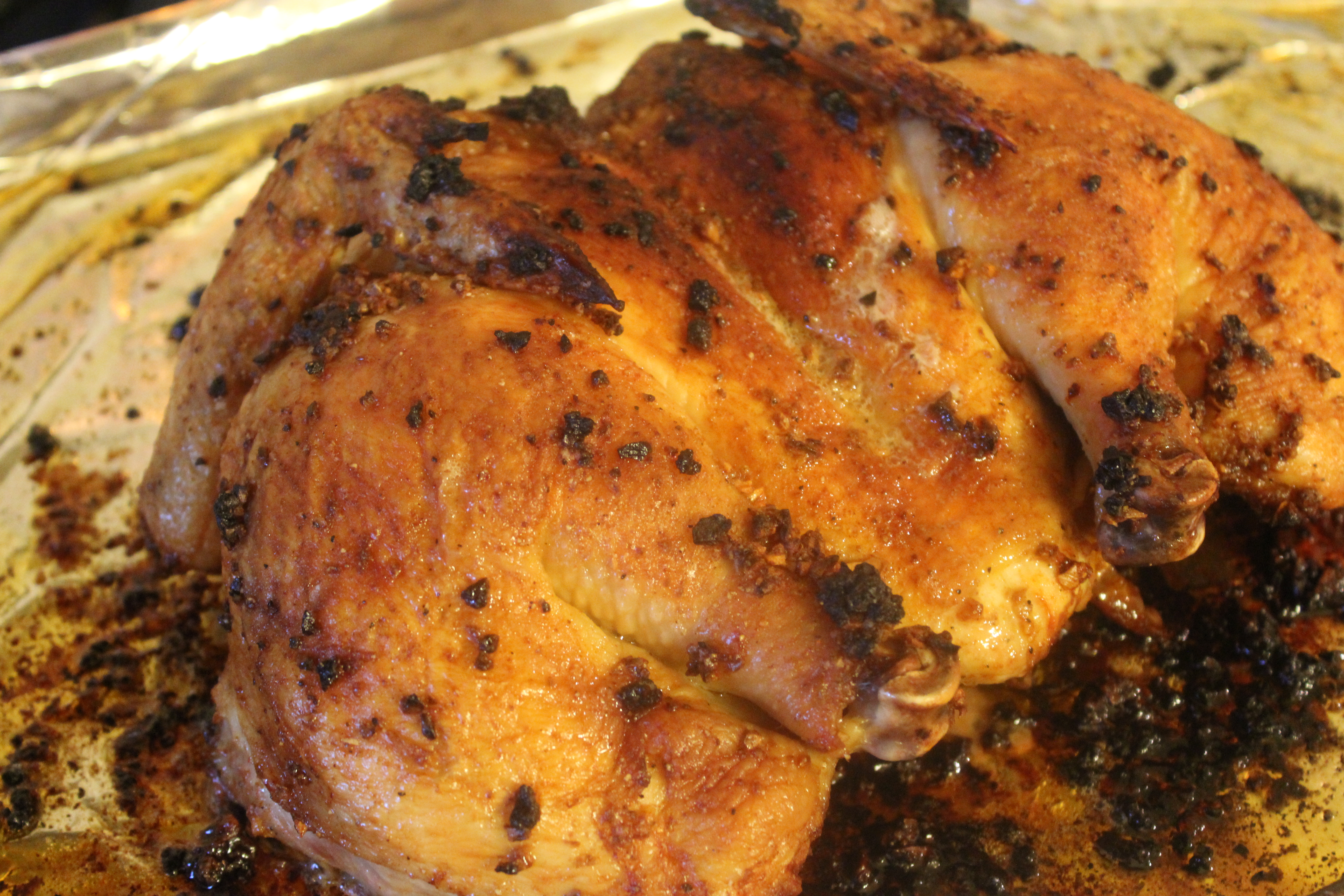 Garlic and Paprika Rubbed Roast Chicken from Arthur Schwartz Cooking