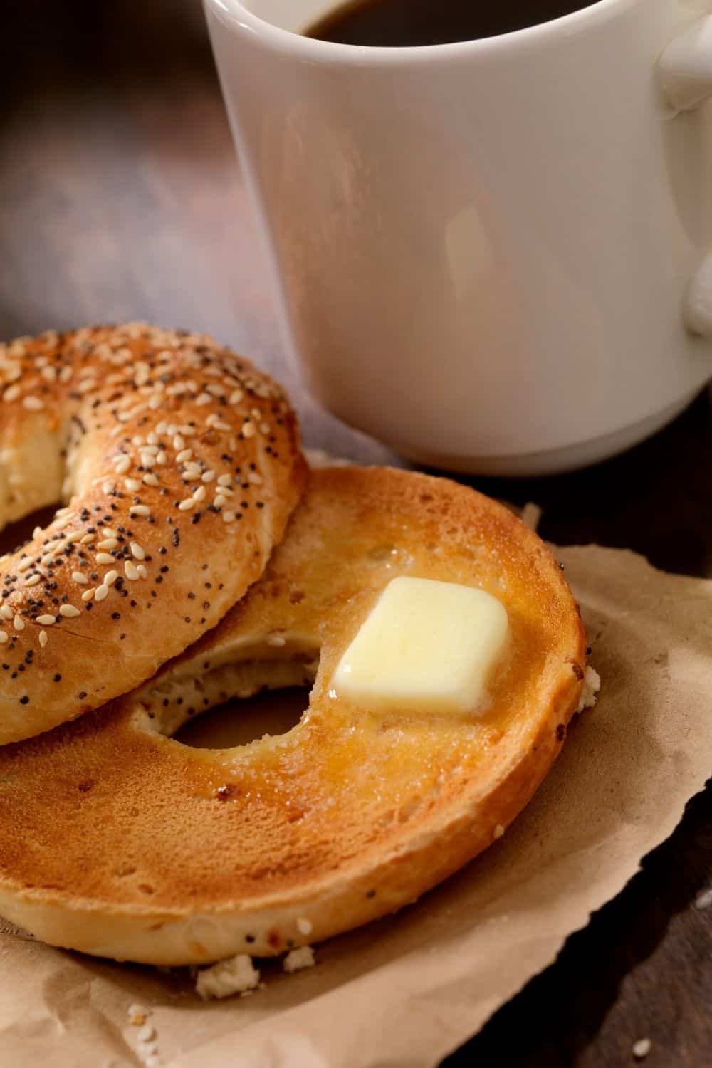 How to toast a bagel in the oven