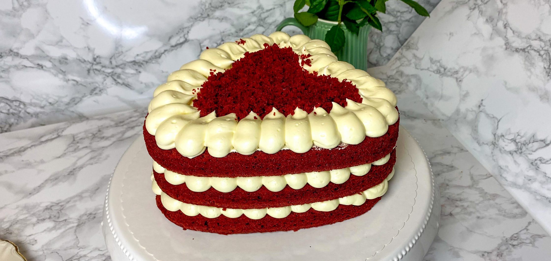 Moist Red Velvet Cake with Cream Cheese Frosting CookingFantasies