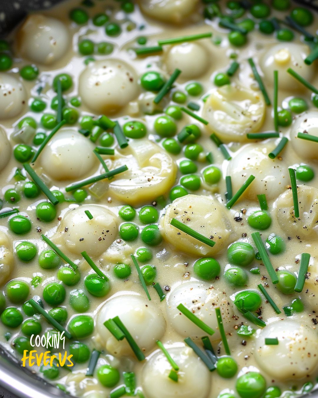 Creamed Peas & Pearl Onions