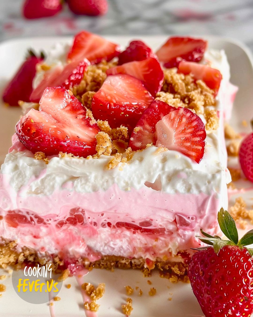 NoBake Strawberry Delight
