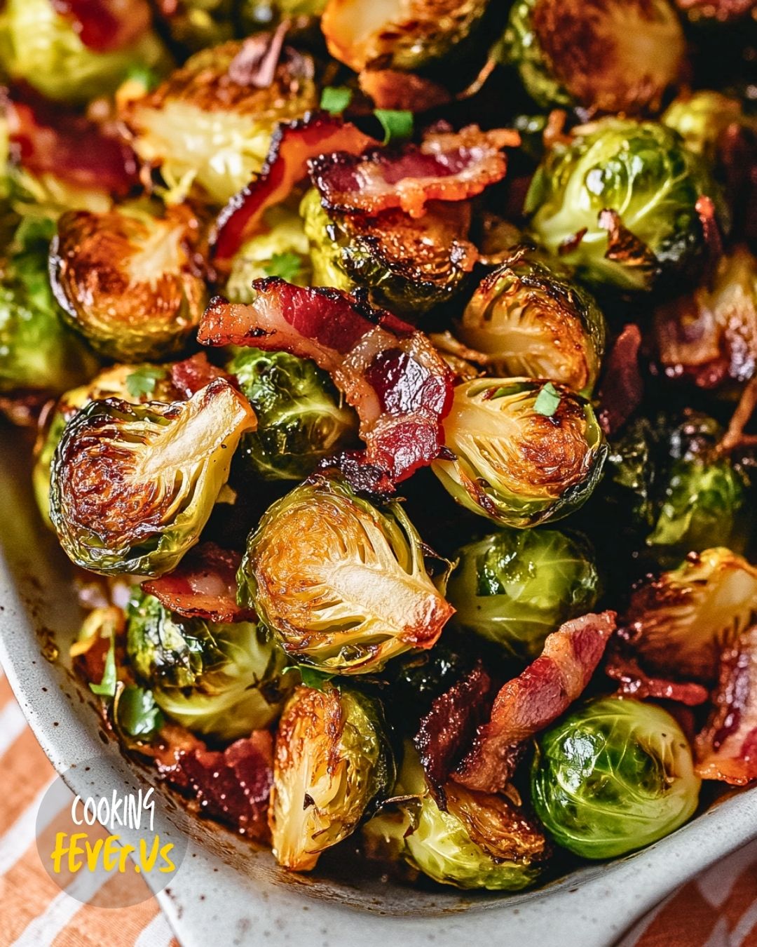 Roasted Brussels Sprouts with Bacon