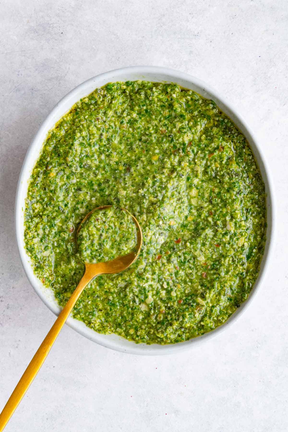 Pesto Recipe Without Nuts Cooking For Peanuts