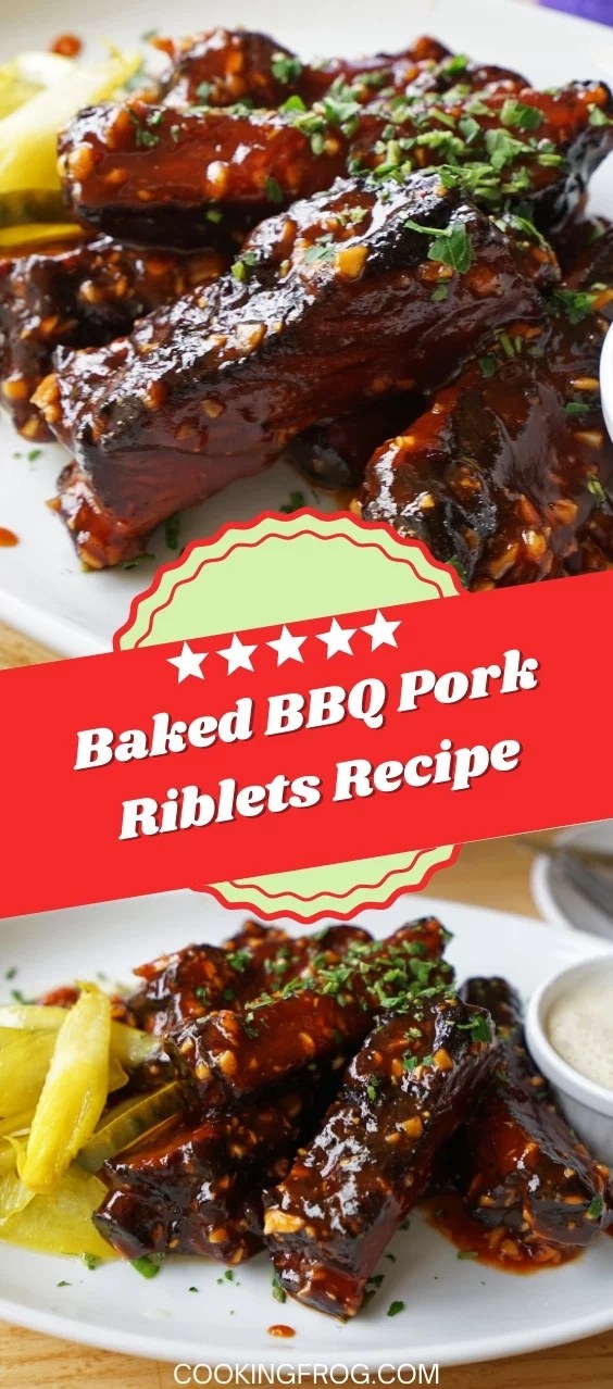 Baked BBQ Pork Riblets Recipe Cooking Frog