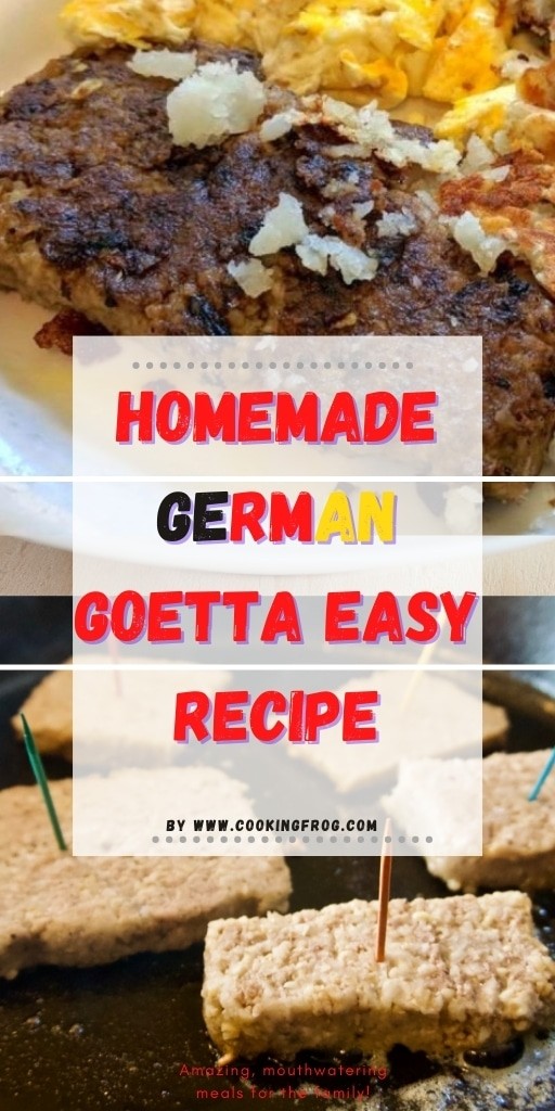 Homemade German Goetta Easy Recipe Cooking Frog