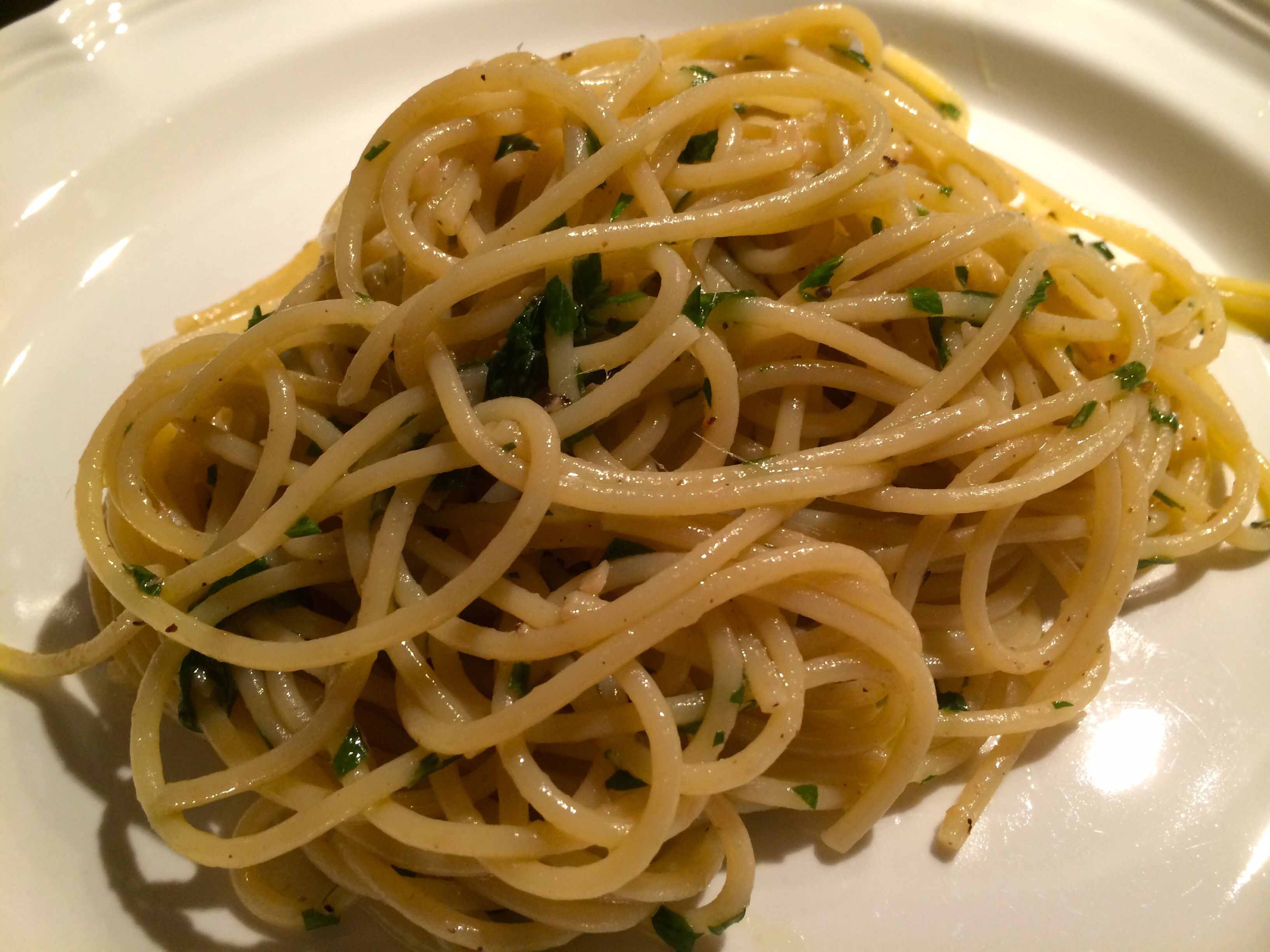 Spaghetti with Anchovy Sauce Cooking from Books