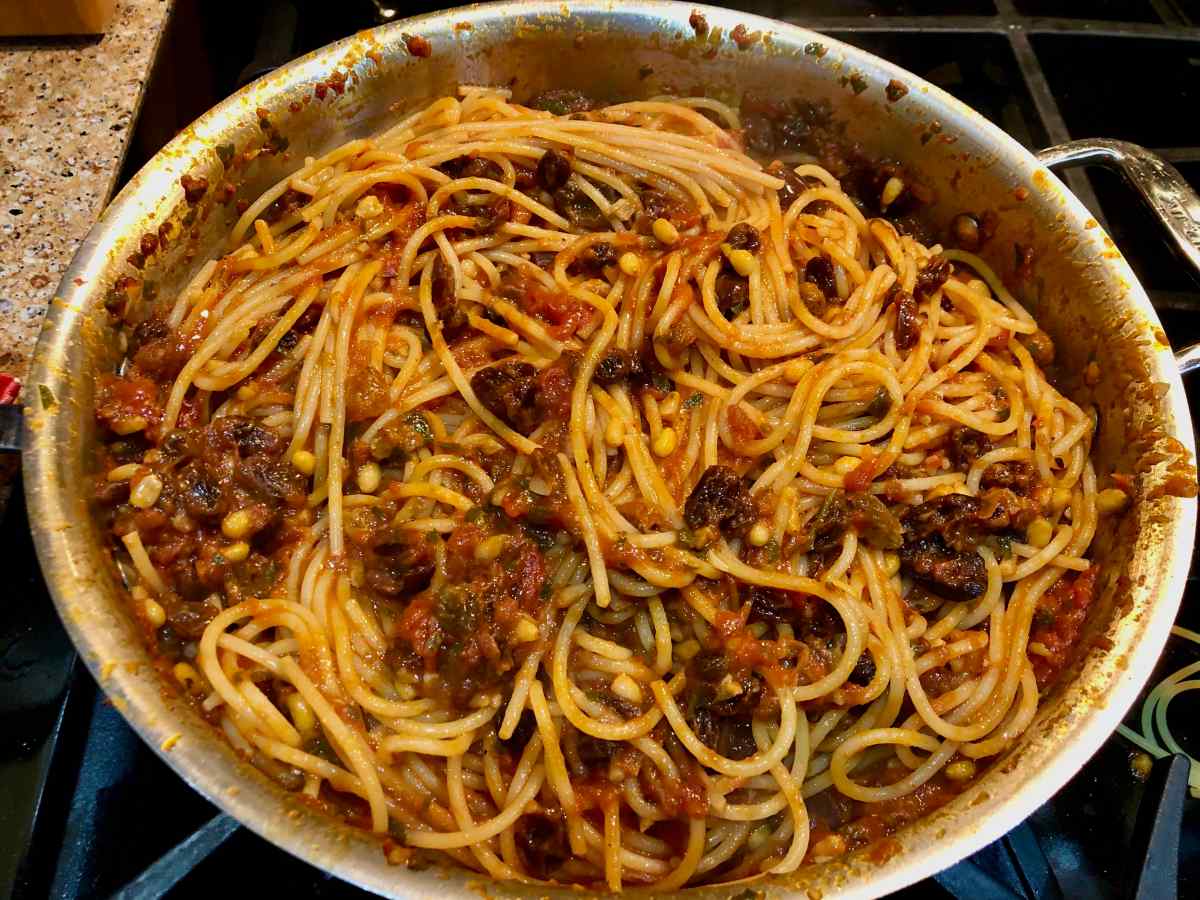 Sicilian Anchovy Pasta Cooking from Books