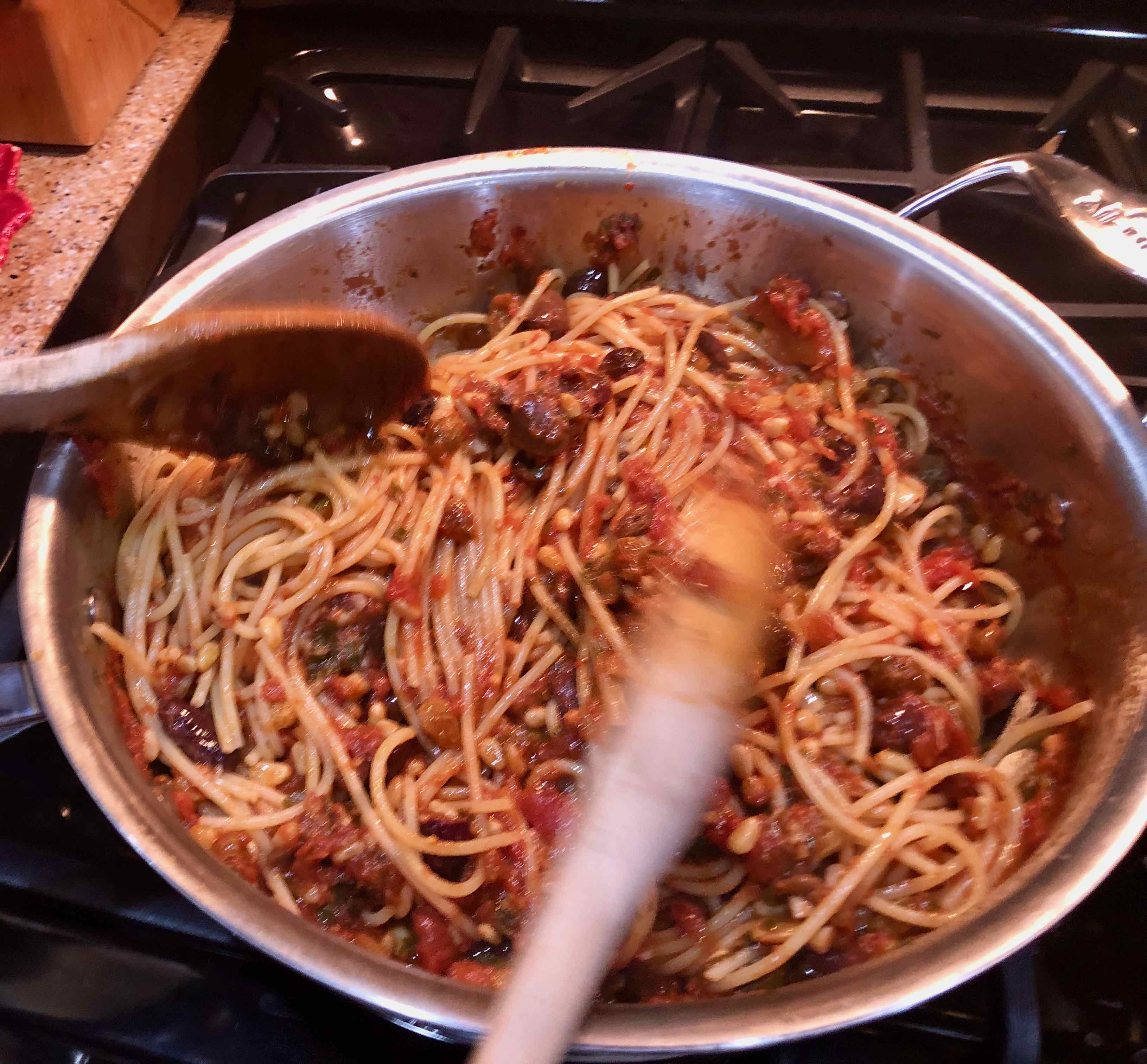 Sicilian Anchovy Pasta Cooking from Books