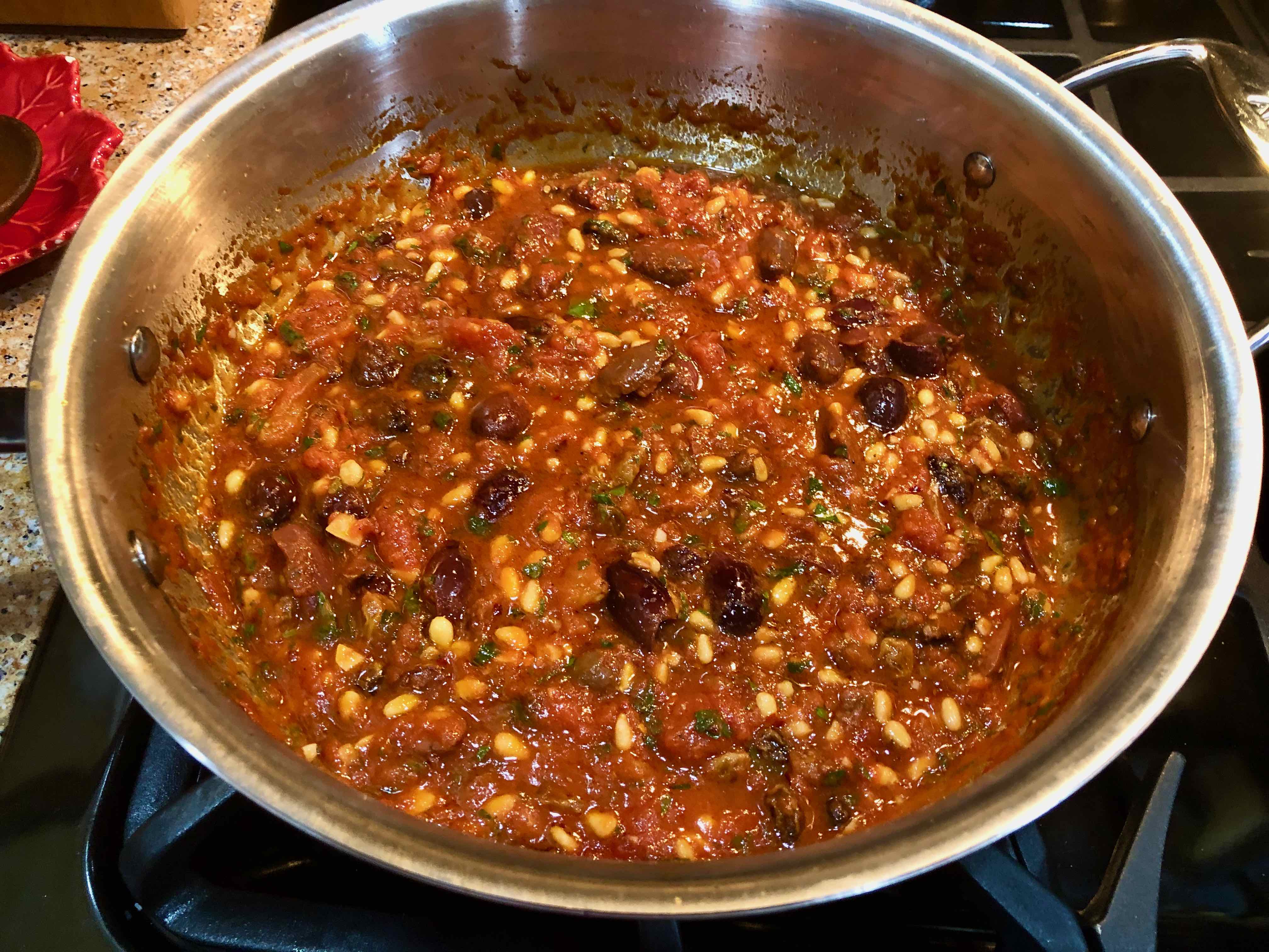 Sicilian Anchovy Pasta Cooking from Books