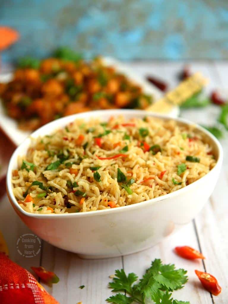 Chilli Garlic Fried Rice Veg Chilli Garlic Fried Rice Cooking From