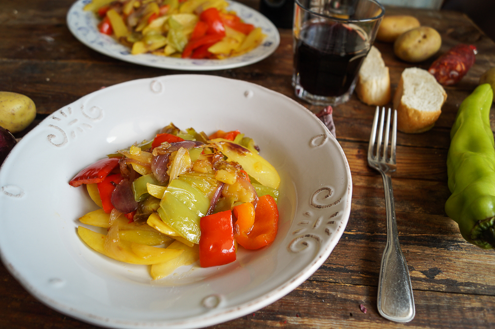 pepe e patate con salsiccia di finocchio cooking italy